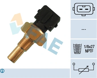 Sensor de temperatura do fluido de esfriamento Ford Escort 5 GAL