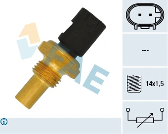 Sensor, temperatura combustible 33035 FAE