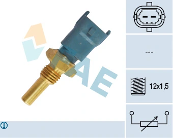 Sensor de temperatura do fluido de esfriamento Citroen Jumper 250