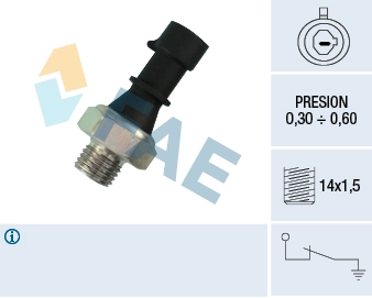 Indicador, presión del aceite 12430 FAE