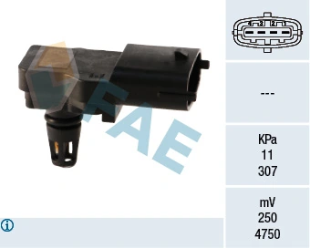 Sensor de pressão no coletor de admissão, MAP Alfa Romeo 156 932