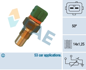 Датчик температуры охлаждающей жидкости 1365186CA0 Suzuki