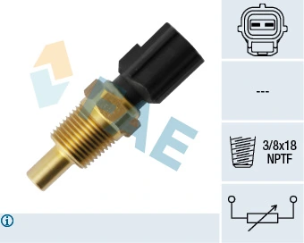Sensor de temperatura do fluido de esfriamento Jeep Cherokee 2 XJ