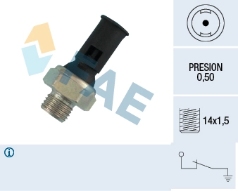 Sensor de pressão de óleo Volvo S60 1 RS, RH