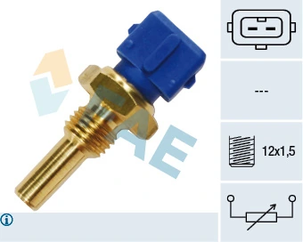 Sensor de temperatura do fluido de esfriamento Peugeot Expert 224