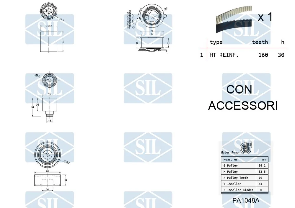 Correia do mecanismo de distribuição de gás, kit Volkswagen Golf 6 5K1