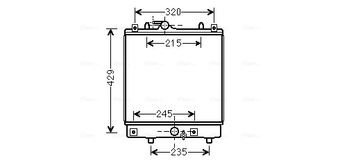 Радиатор охлаждения двигателя Polcar 5503082 цена, от 51.75 USD
