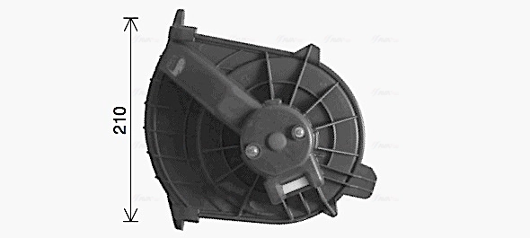 Motor de ventilador de forno (de aquecedor de salão) Renault Kangoo 2 KW0, KW1