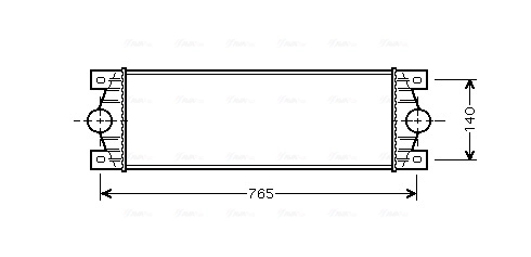 Радиатор интеркуллера Renault (RVI) 5010382814