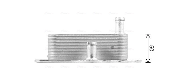Радиатор масляный (холодильник), под фильтром AVA CR3143 цена, от 36.85 USD