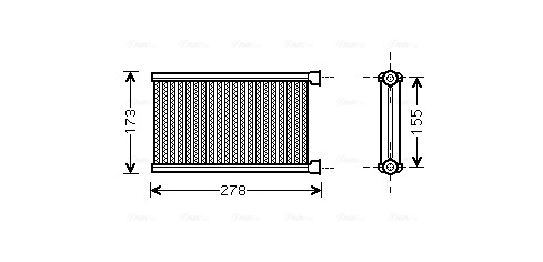Radiador de forno (de aquecedor) BMW 3 E90
