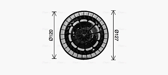 Моторчик печки AVA BW8610AVA
