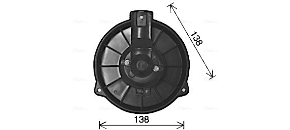 Мотор вентилятора печки (отопителя салона) AVA HD8318AVA цена, от 38.88 USD