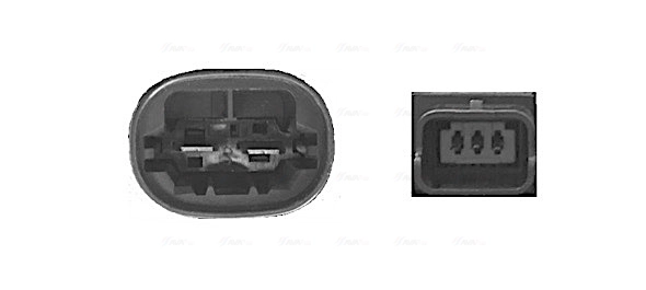 Ventilador elétrico de esfriamento montado (motor + roda de aletas) Citroen C5 2 RC