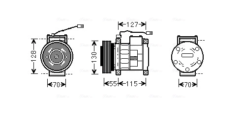 CKK071 Polcar Компрессор хладагента