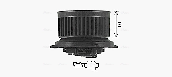 Мотор вентилятора печки (отопителя салона) AVA MS8765 цена, от 233.87 USD
