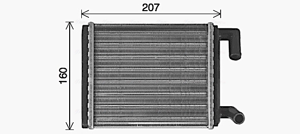 Радиатор печки (отопителя) NRF 54478 цена, от 23.46 USD