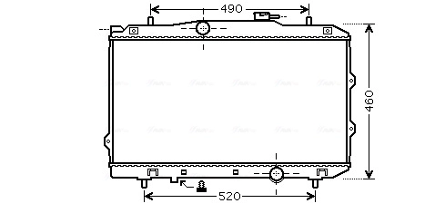 4113087X Polcar Радиатор основной