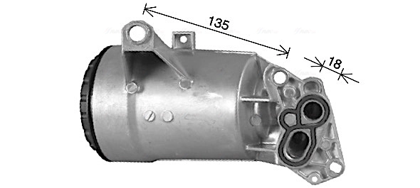 RT3660H AVA Радиатор АКПП