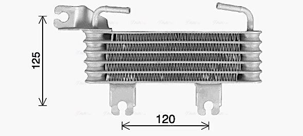 4050L82 Polcar Радиатор АКПП