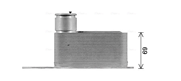 Прокладка радиатора масляного AVA BW3592 цена, от 50.31 USD