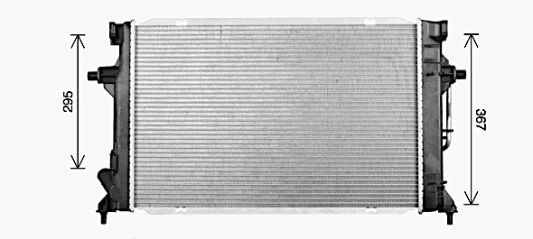 Радиатор охлаждения Polcar 40C4083