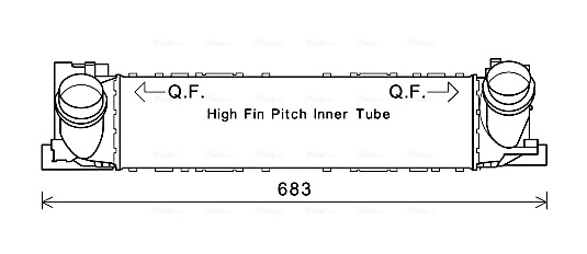 Radiador de intercooler BMW 1 F21