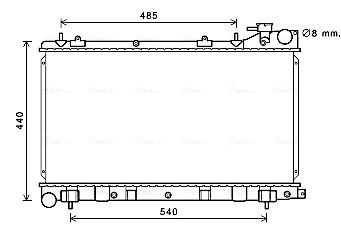 Радиатор 45111SA141 Subaru
