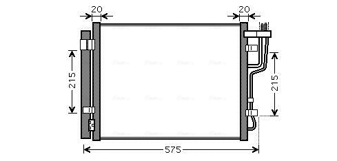 Конденсатор кондиционера AVA KA5100D цена, от 74.35 USD