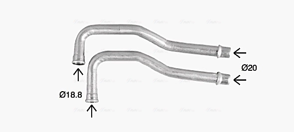 Radiador de forno (de aquecedor) Citroen C5 2 RC