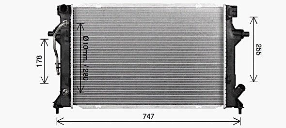 Радиатор 40C4083 Polcar
