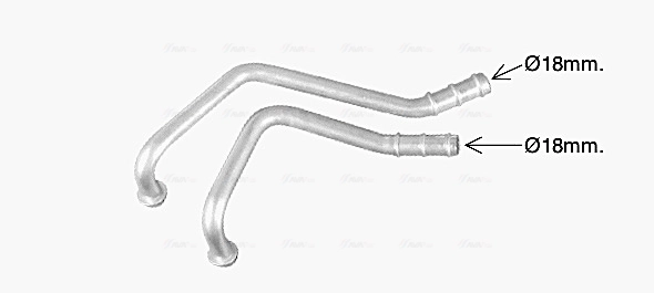 Radiador de forno (de aquecedor) Mercedes CLS C257