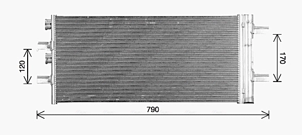 Radiador de aparelho de ar condicionado BMW 1 F40
