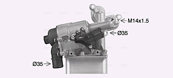 RT3631H AVA Корпус маслофильтра