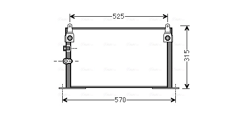 Конденсатор кондиционера Toyota Hilux пикап (N) (1983 - 2005) цена, от 33.73 USD