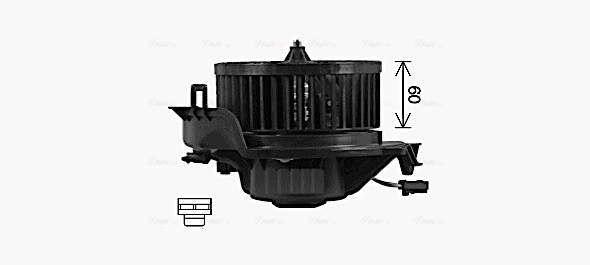 Мотор вентилятора печки (отопителя салона) AVA AI8445 цена, от 90.13 USD