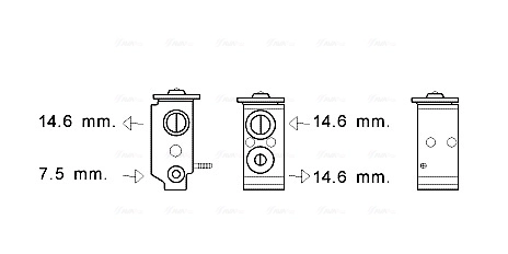 Клапан расширительный Polcar 40D1KZ1 цена, от 30.78 USD