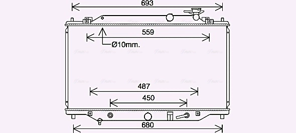 Купить PL063317 Koyorad Радиатор водяной