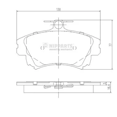 Тормозные колодки ATE 602853