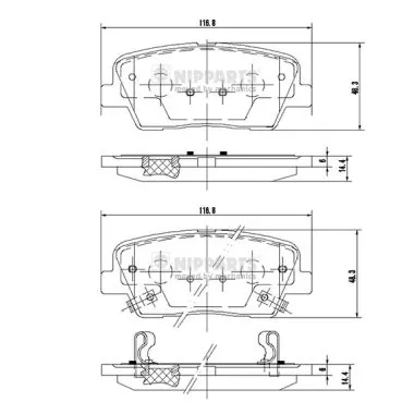 Колодки дисковые  Power Stop 161916 цена, от 19.82 USD