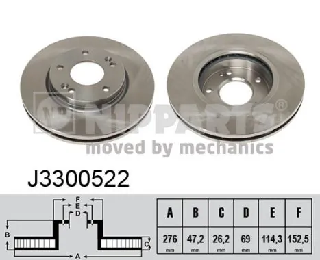 Передний тормозной диск Bosch BS0986479124