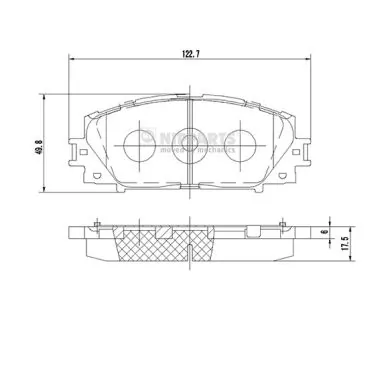 FPE130 Hankook Frixa Колодки передние