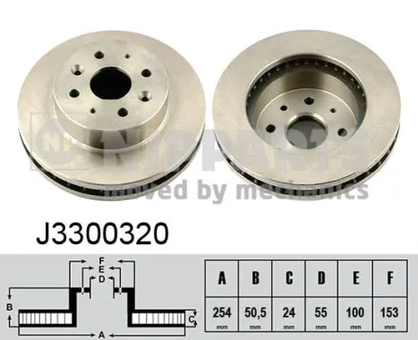 Передние тормозные диски T2304016 Toko cars