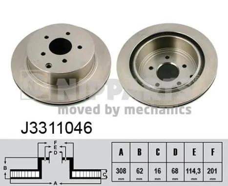 Тормозные диски 61697AP Aplus