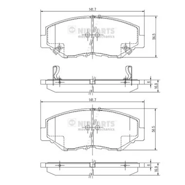 Купить D0914 PSP Колодки тормозные