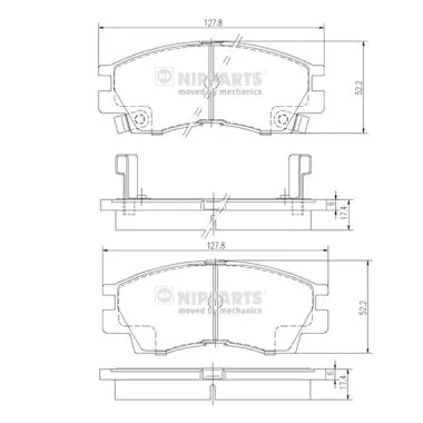 Купить MB895072 Chrysler Колодки тормозные