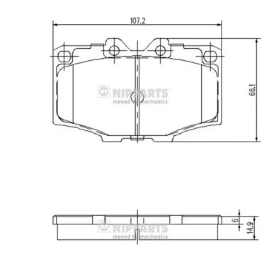Колодки Toyota 0446560040 цена, от 14.02 USD
