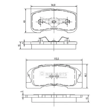 Купить PRP0793 Protechnic Колодки тормозные
