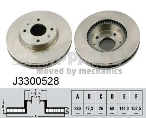 PRD2430 Protechnic Диск тормозной передний