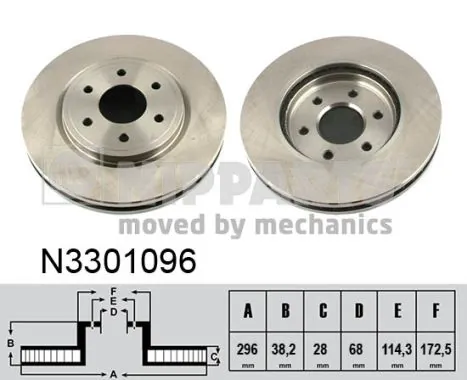 Передние тормозные диски 8001580C Cifam